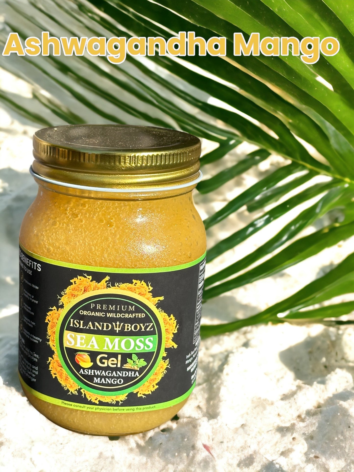 Ashwagandha Mango Sea Moss Gel