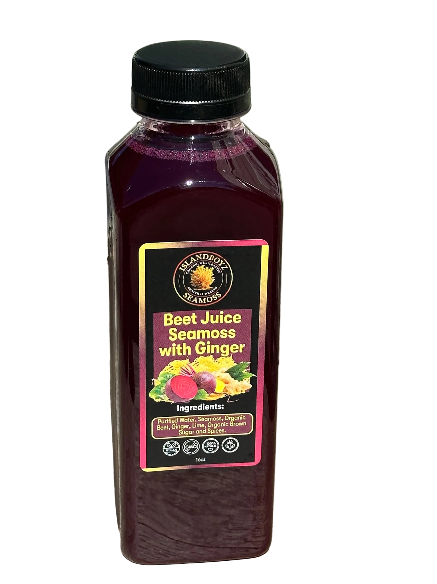 Beetroot Lime & Ginger Seamoss Juice