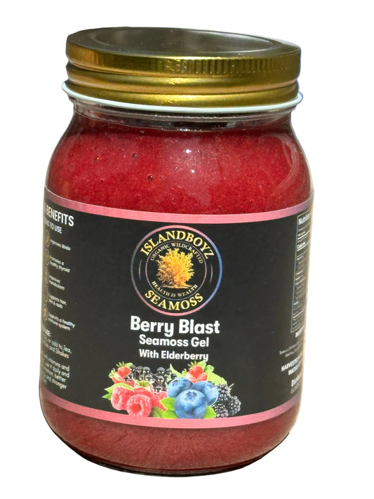 Berry Blast Seamoss Gel With Elderberry & Ginger