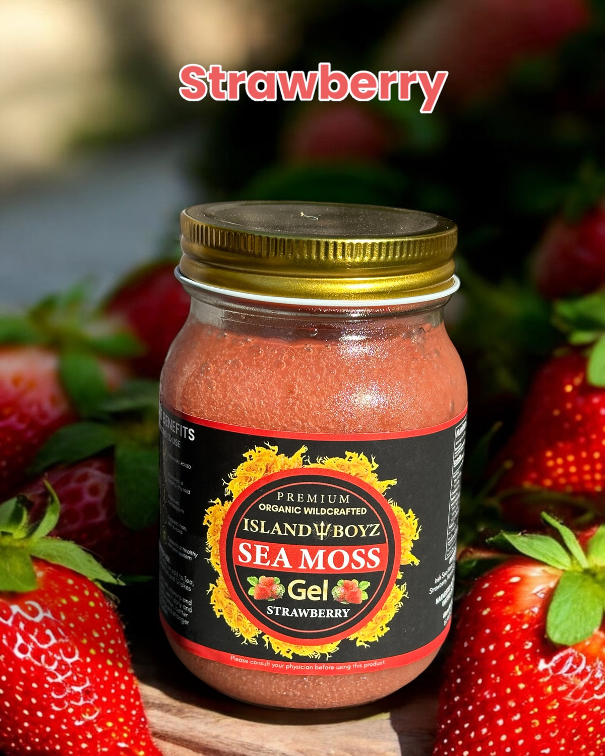 Strawberry Sea Moss Gel